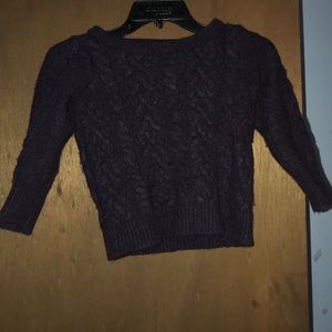 Purple sweater